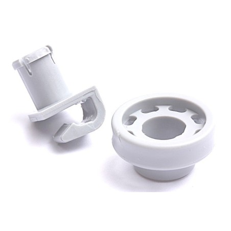 Roulette panier supérieur lave vaisselle BRANDT WHIRLPOOL - 31X6373 481252878025