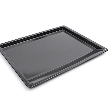Lèche-frite Plat 445x355 mm émail noire - AS0032475
