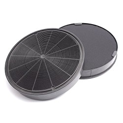 Filtres à charbon 200mm (2x) Bosch Siemens Neff - 12008690