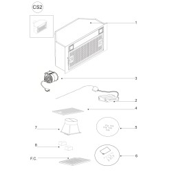 Vue éclatée AIRGLX6 (AIRGLX61) - GLX6 (GLX61)