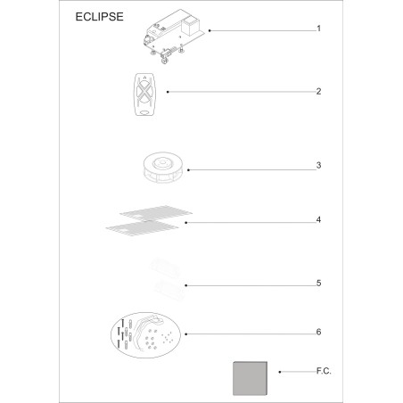 Vue éclatée AIRHALO - HALO