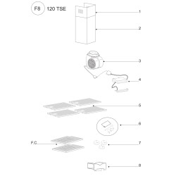 Vue éclatée AIRHBOX120X1 - HBOX120X