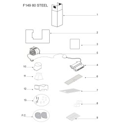 Vue éclatée AIRHDV800X- HDV800X