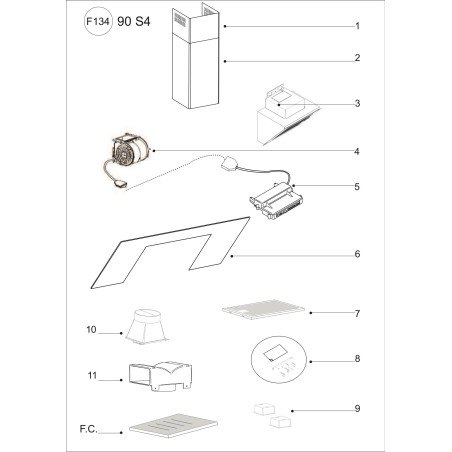 Vue éclatée HDV901