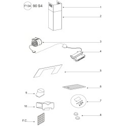 Vue éclatée AIRHDV9031 - HDV9031