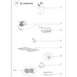 Vue éclatée AIRHEK602BC - HEK602BC