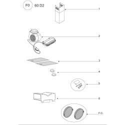 Vue éclatée AIRHEK602N - HEK602N
