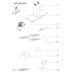 Vue éclatée AIRHIBOX90EK1 - HIBOX90EK1