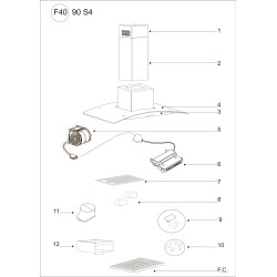 Vue éclatée AIRHIL4011 - HIL4011