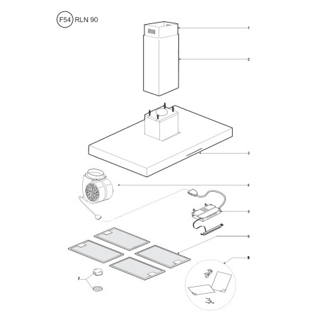 Vue éclatée AIRHILO541 - HILO541