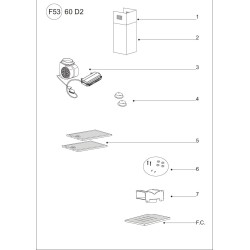 Vue éclatée AIRHKC60X - HKC60X