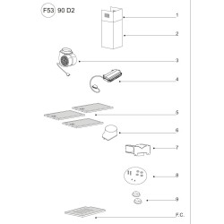Vue éclatée AIRHKC90X - HKC90X