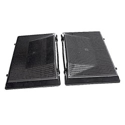 Filtre à charbon 285x175 mm F00397 (Lot de 2 pièces) - C00094554