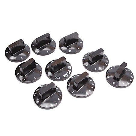 Boutons noir universel - vec0001897