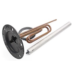 Résistance de chauffe-eau blindée mono 2200W AVEC JOINT + ANODE - 030238