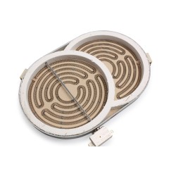 Foyer radiant 1400/2200W Ø190/285mm pour plaque de cuisson - 92X2707