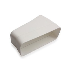 Coude horizontal 15° mâle/femelle pour gaine plate 94x227 mm - 906418