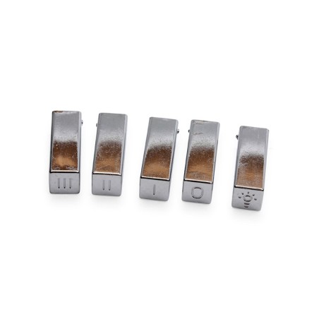 Lot de 5 boutons pour tableau de commandes de hotte Airforce - AFTASTOXF65