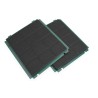 Filtres à charbon Longlife (lot de 2) pour hotte Airforce - AFFCAF89LL