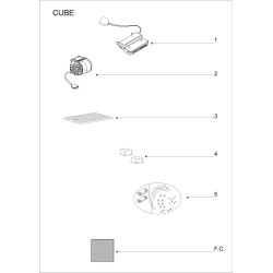 Vue éclatée de hotte...