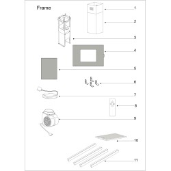 Vue éclatée de hotte...
