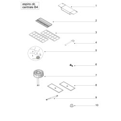 Vue éclatée de hotte...