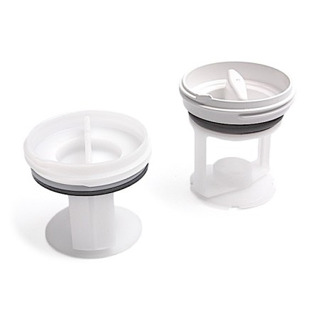 Kit de 2 filtres de vidange pompe Lave-Linge - 481248058403 484000000966