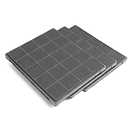 Filtre à charbon AirForce (le jeu de 3 pièces)237x192x9 pour modèles F38 F57 F24 - AFCFCAF2290X10S