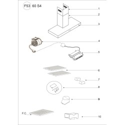 Vue éclatée AIRHBOX601EK1 - HBOX601EK1