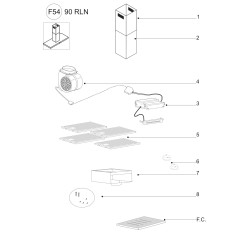 Vue éclatée AIRHILO5412 - HILO5412