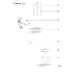 Vue éclatée AIRHKC60X2 - HKC60X2
