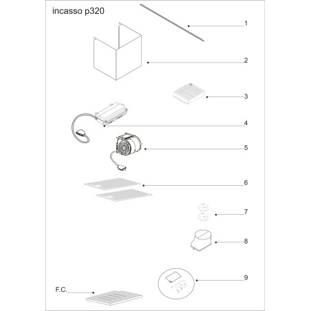 Vue éclatée AIRINBOX120 - INBOX120