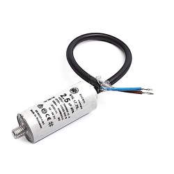 Condensateur 2,5 mF 450V Diam. 25 mm Haut. 55 mm - ASO416177514