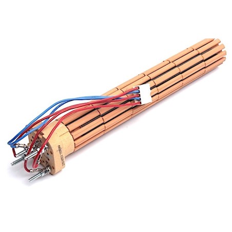 Résistance chauffe-eau stéatite monophasée + connecteur 1800W L 320mm Ø 47mm - 060477
