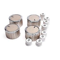 Kit boutons universel couleur bronze inox - 43CU505