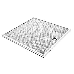 Filtre à graisse 297x297x10 mm BEST - 08087317