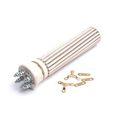 Résistance chauffe-eau stéatite mono/triphasée 1200W L 255mm Ø 52mm - REST1252