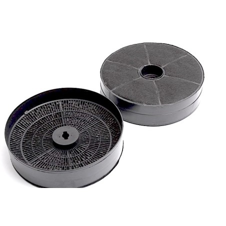 Filtres à charbon Hotte NOVY Diam. 170 mm haut. 42 mm (jeu de pièces) - 6200055