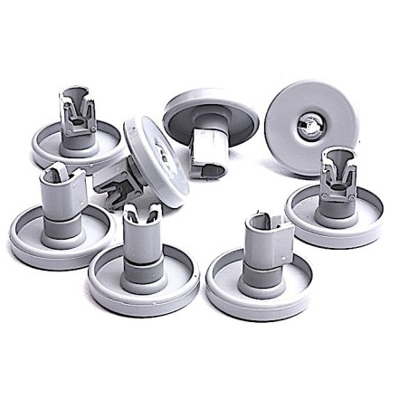 Roulettes panier inférieur lave vaisselle (jeu de 8) 40 mm - 50269971003 50286965004